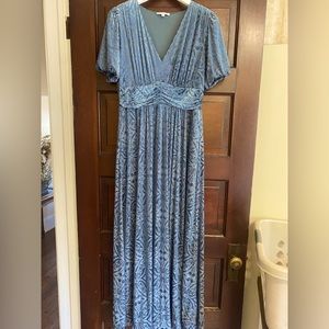 Baltic Born Steel blue maxi dress.  Worn once for my daughters country wedding.